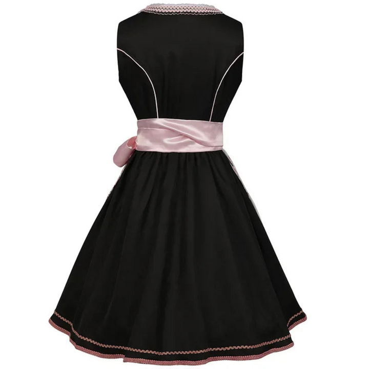 Damen Traditionelles Besticktes Dirndl Kleid | Midi 1