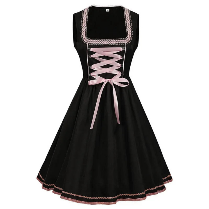 Damen Traditionelles Besticktes Dirndl Kleid | Midi 3