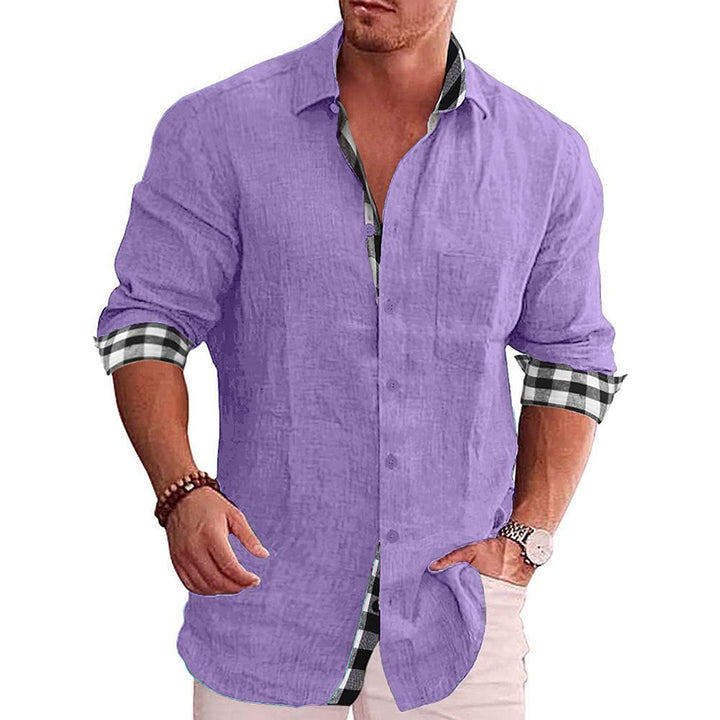 Herren Elegantes Klassisches Hemd | Vielseitig Langarm Hemden 3