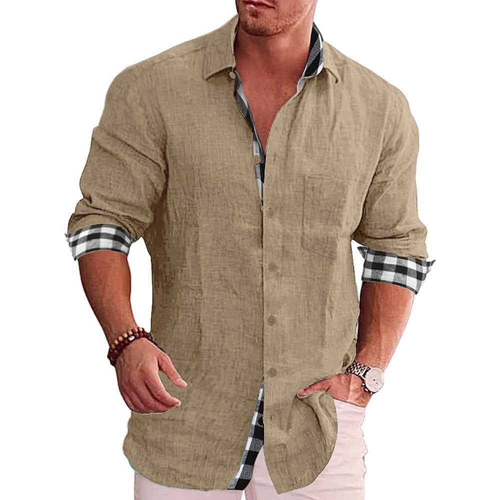 Herren Elegantes Klassisches Hemd | Vielseitig Langarm Hemden 5