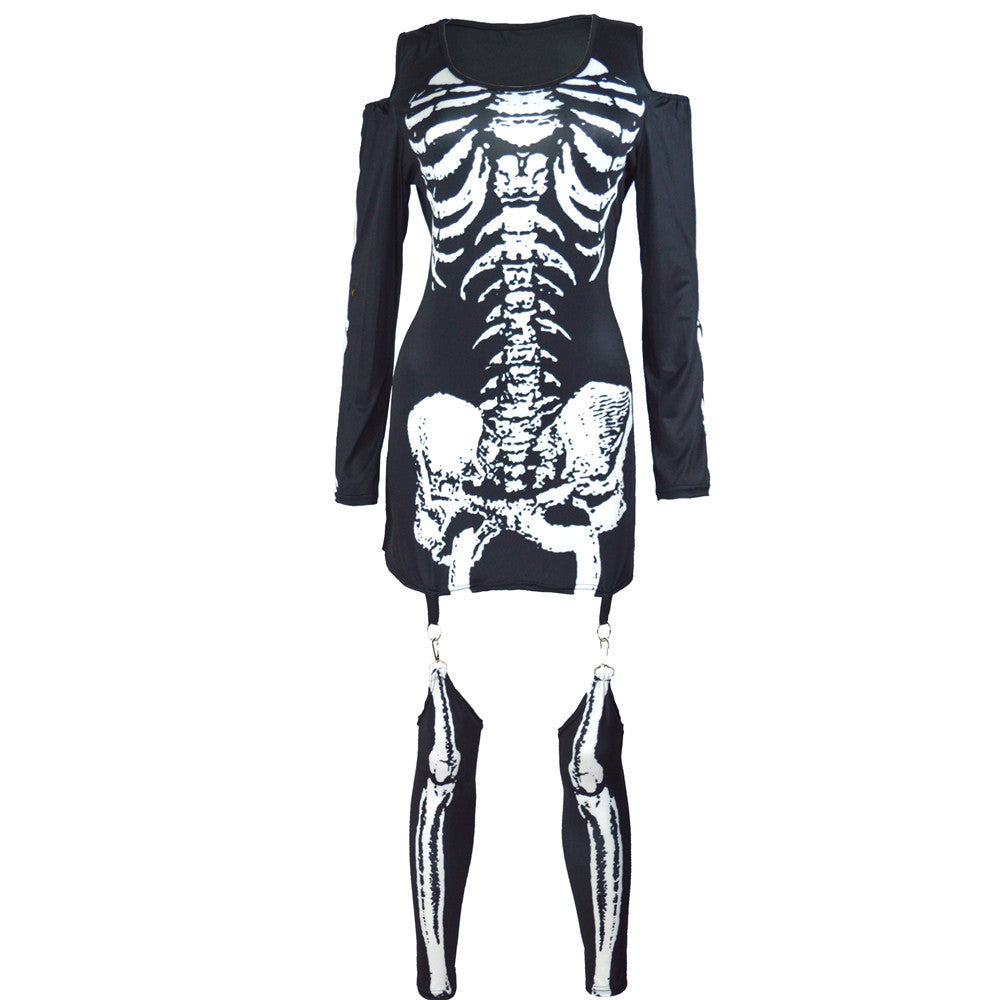 Herren Klassisches Skelett Kostüm | Halloween Kostüm Herren 5