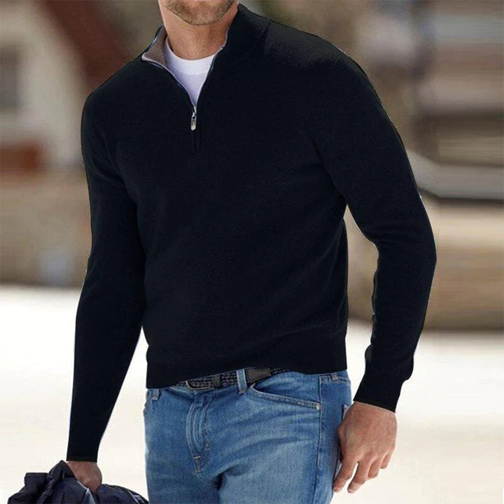 Pullover Herren Weste | Reißverschluss Freizeitmode