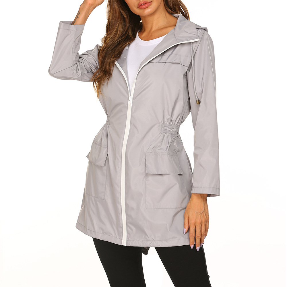 Regenjacke Damen Lang Mit Kapuze | Wetterfest & Kombinierbar