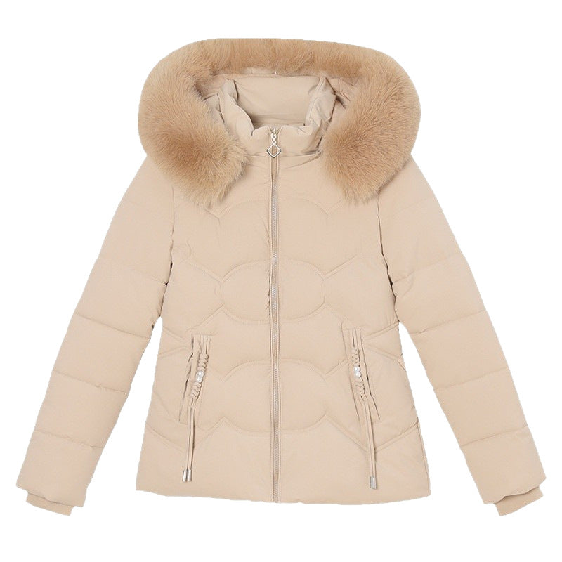 Daunenjacke Damen Mit Kapuze | Gefütterter Winterlook