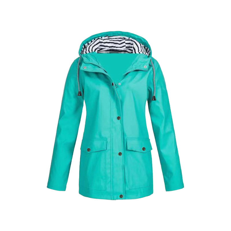 Regenjacke Damen Wasserdicht | Leicht & Mit Kapuze