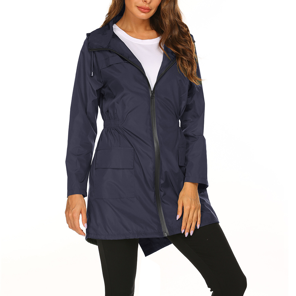 Regenjacke Damen Lang Mit Kapuze | Wetterfest & Kombinierbar