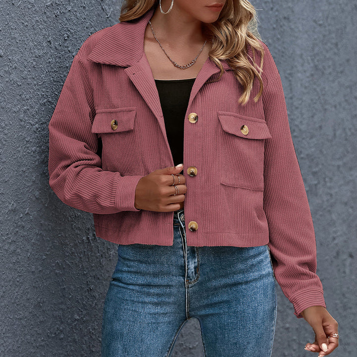 Damen Übergangsjacke Jacke | Kurz Lässig
