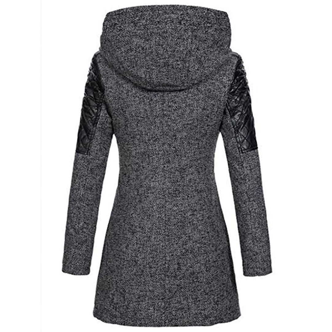 Winterjacke Damen Mit Kapuze | Lang Geschnitten Mit Reißverschluss