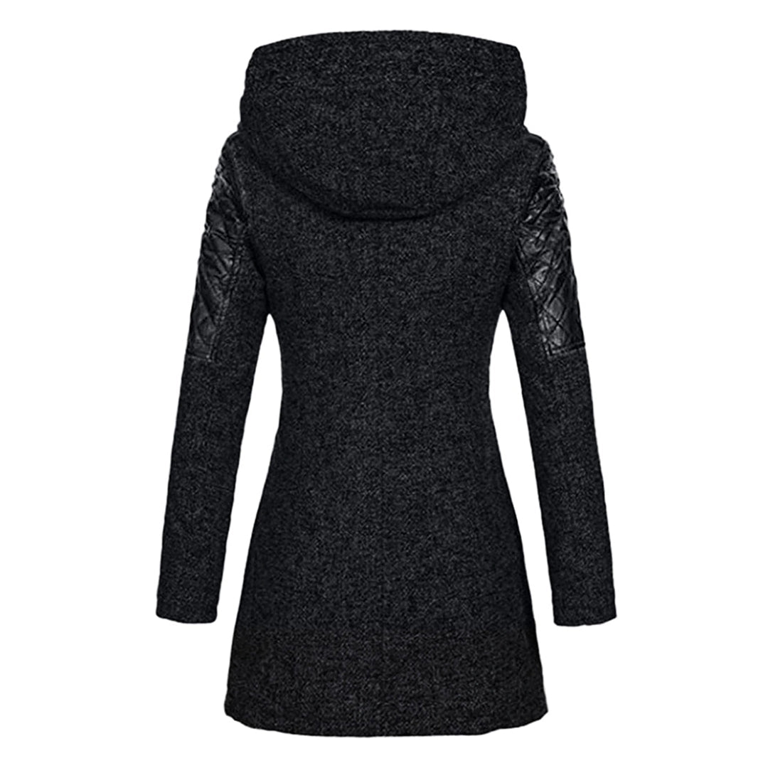 Winterjacke Damen Mit Kapuze | Lang Geschnitten Mit Reißverschluss