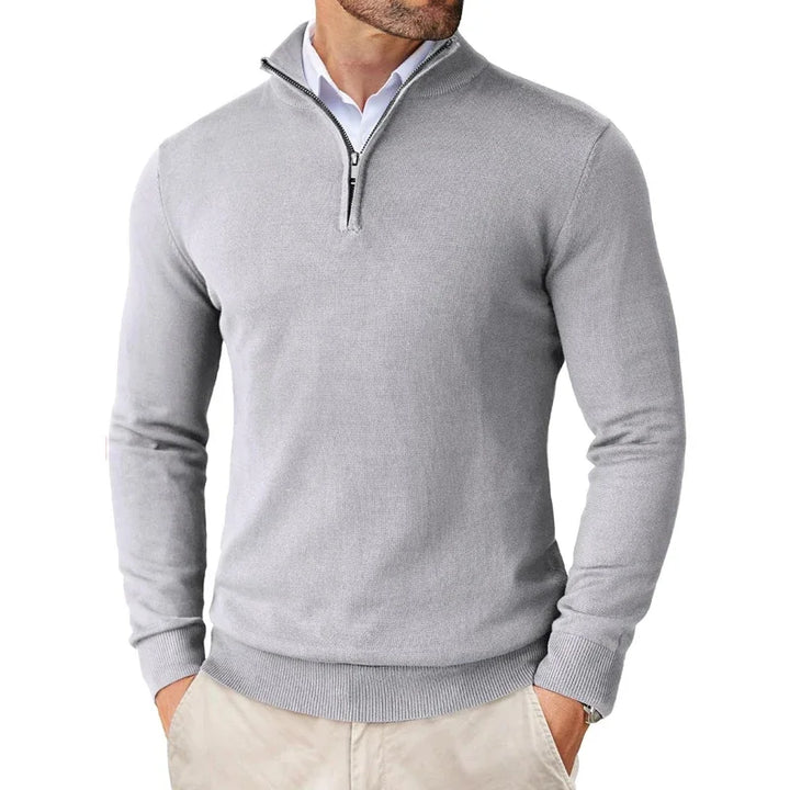 Pullover Herren Strick Reißverschluss | Alltag Komfort