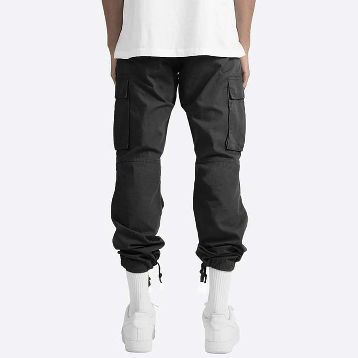 Cargo Hose Herren Weit Geschnitten | Mit Kordelzug und Taschen