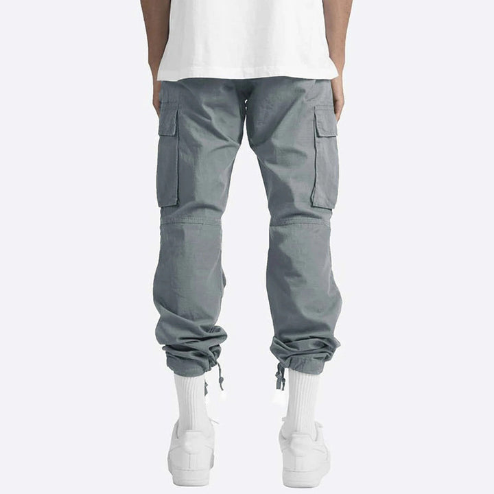 Cargo Hose Herren Weit Geschnitten | Mit Kordelzug und Taschen