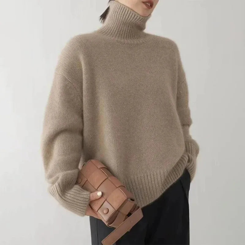 Pullover Damen Rollkragen Weich | Elegant & Warm