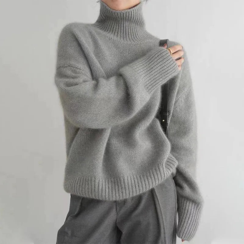 Pullover Damen Rollkragen Weich | Elegant & Warm