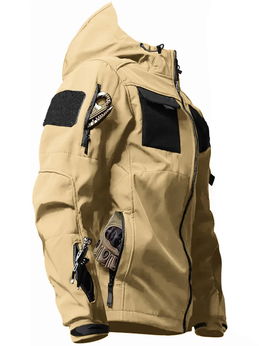 Softshell Jacke Herren | Mit Brusttaschen Und Kapuze