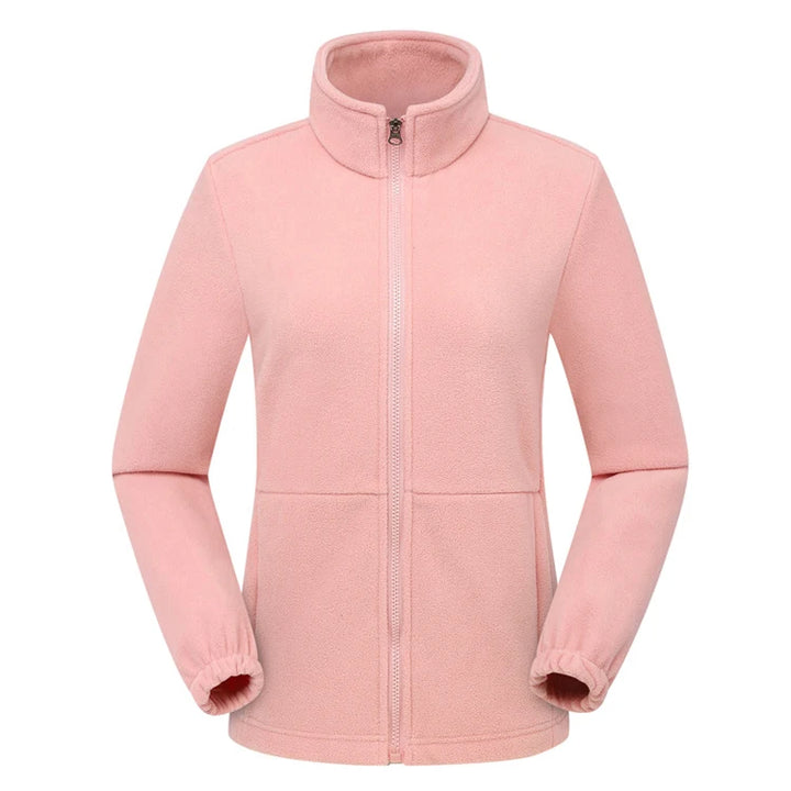 Fleecejacke Damen Mit Reißverschluss | Weich Gefüttert Mit Stehkragen