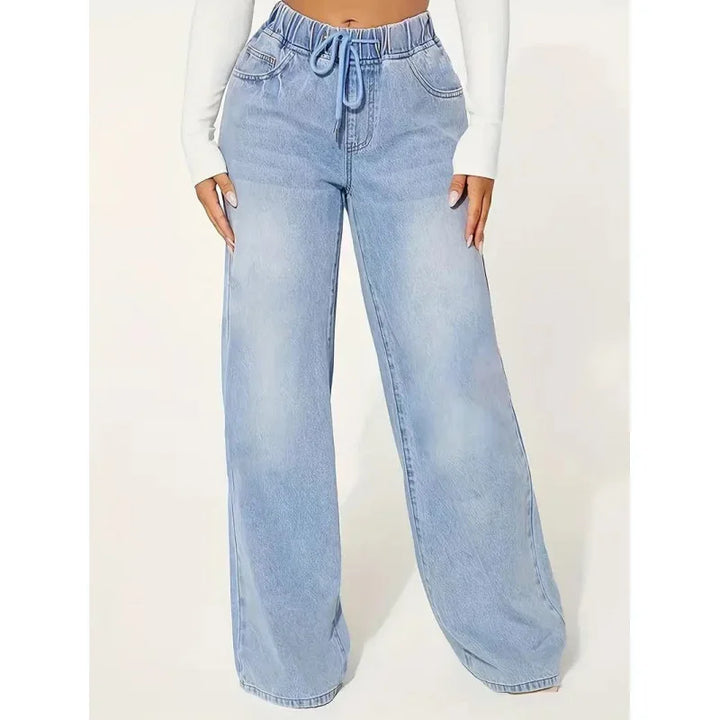 Baggy Jeans Damen | Mit Kordelzug