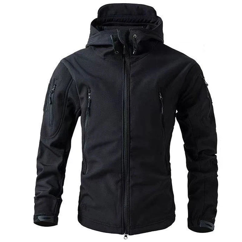 Softshell Jacke Herren | Mit Mehreren Taschen Und Kapuze