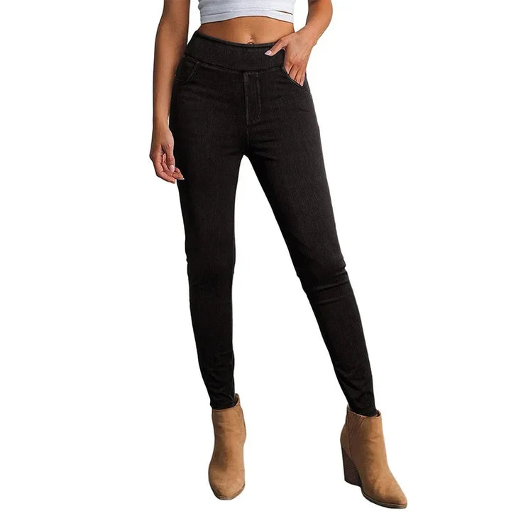 Jeggings Damen Slim Fit | Hoher Bund Basic