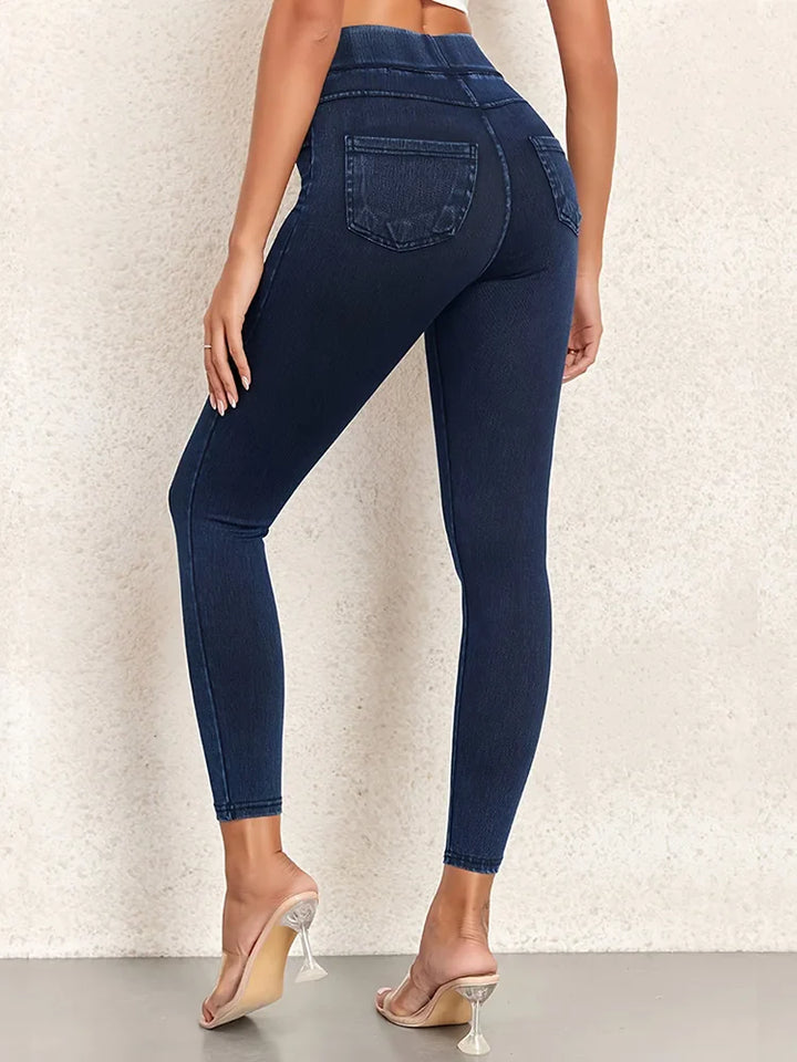 Jeggings Damen Slim Fit | Hoher Bund