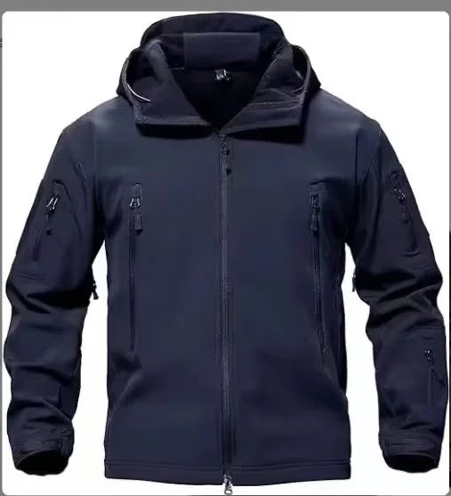 Softshell Jacke Herren | Mit Mehreren Taschen Und Kapuze