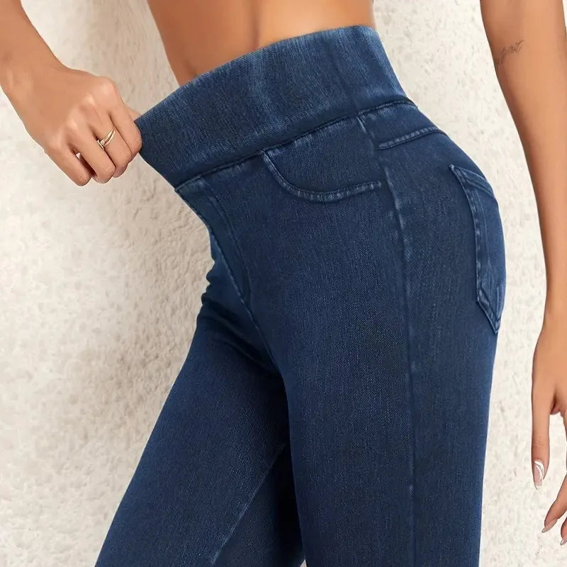 Jeggings Damen Slim Fit | Hoher Bund Basic