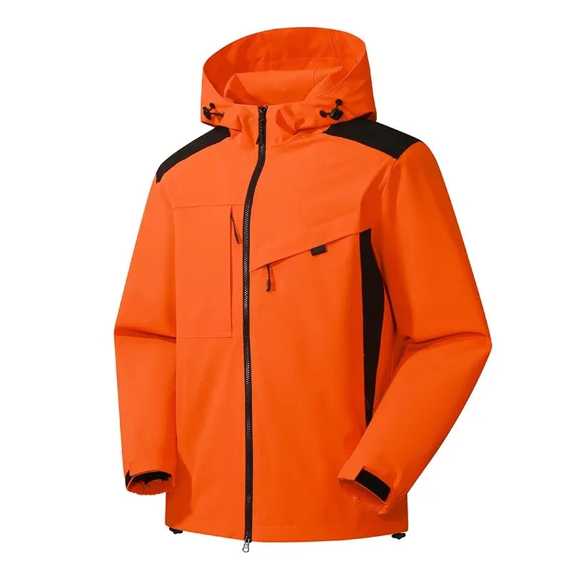 Herren Skijacke Mit Kapuze | Reißverschluss Und Taschen