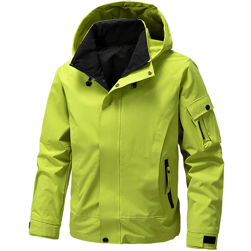 Softshell Jacke Herren | Mit Reißverschluss und Kapuze