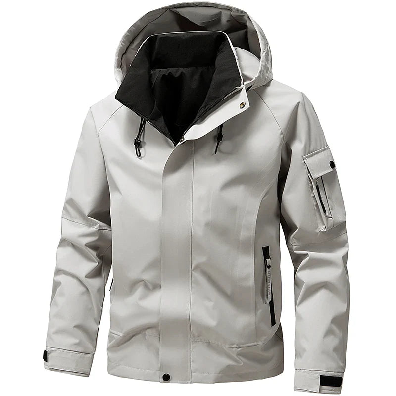 Softshell Jacke Herren | Mit Reißverschluss und Kapuze