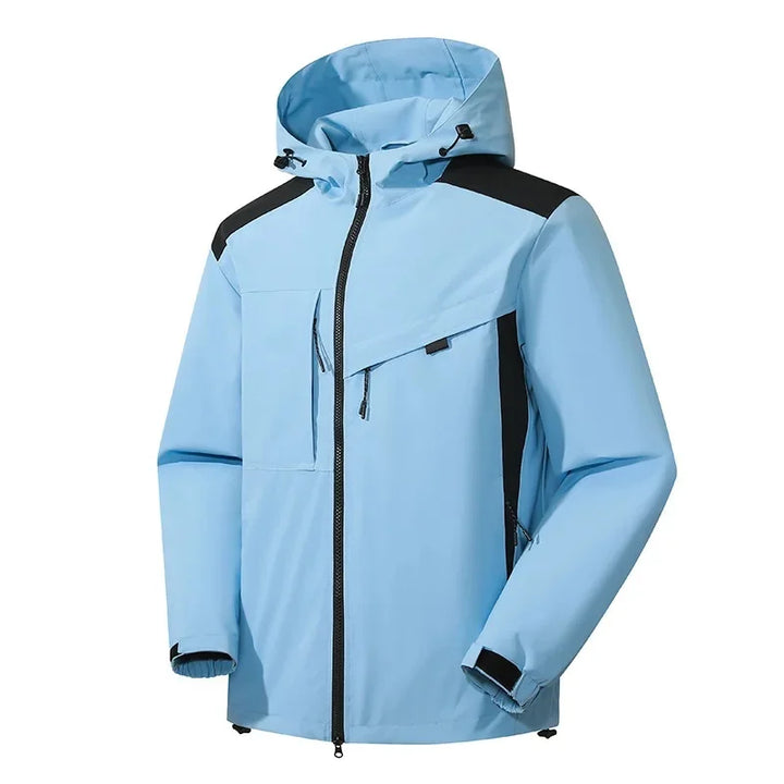 Herren Skijacke Mit Kapuze | Reißverschluss Und Taschen