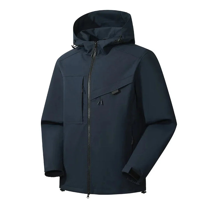 Herren Skijacke Mit Kapuze | Reißverschluss Und Taschen