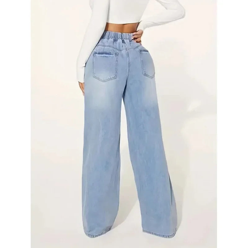 Baggy Jeans Damen | Mit Kordelzug