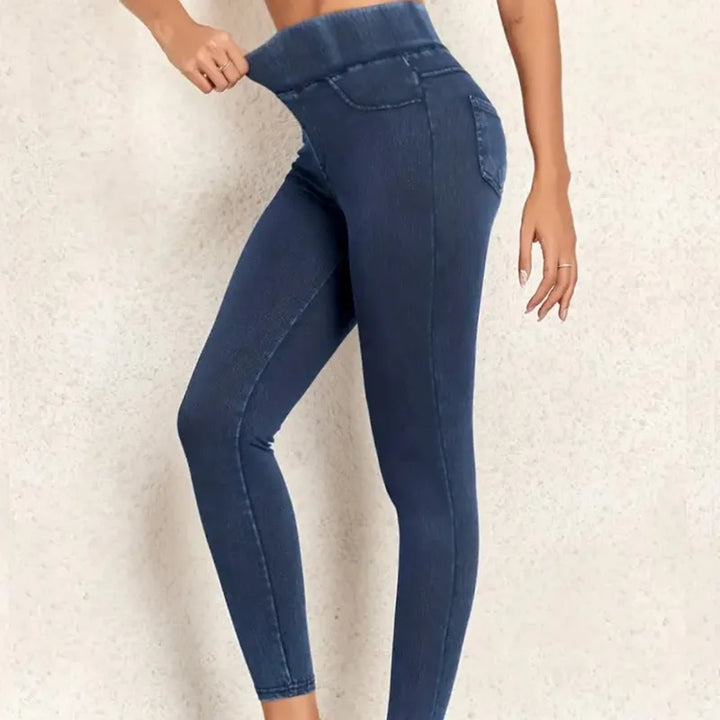 Jeggings Damen Slim Fit | Hoher Bund Basic