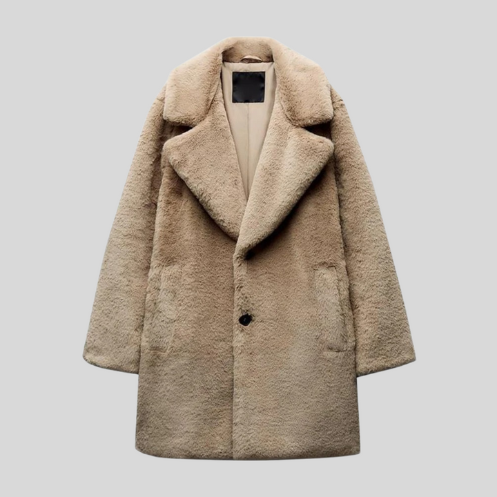 Damen Teddy Mantel Winter | Teddy Damen Klassisch