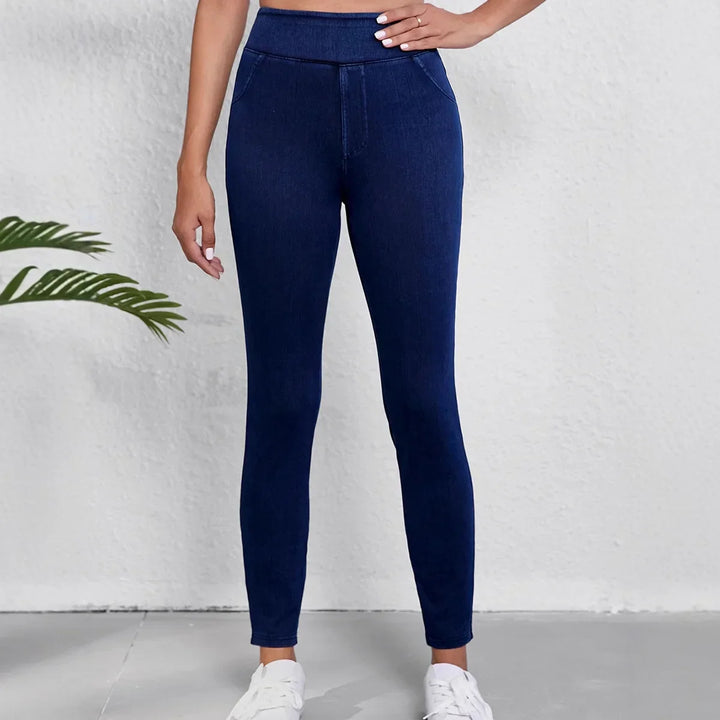 Jeggings Damen Slim Fit | Hoher Bund Basic