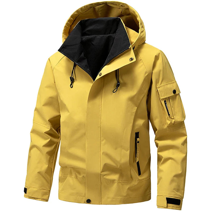 Softshell Jacke Herren | Mit Reißverschluss und Kapuze