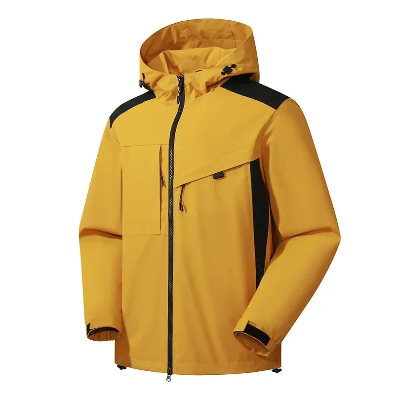 Herren Skijacke Mit Kapuze | Reißverschluss Und Taschen