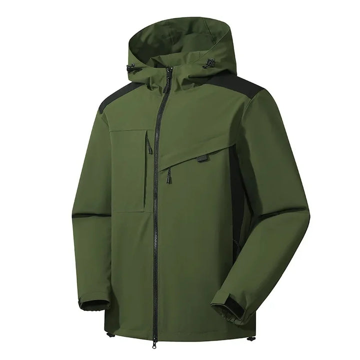 Herren Skijacke Mit Kapuze | Reißverschluss Und Taschen