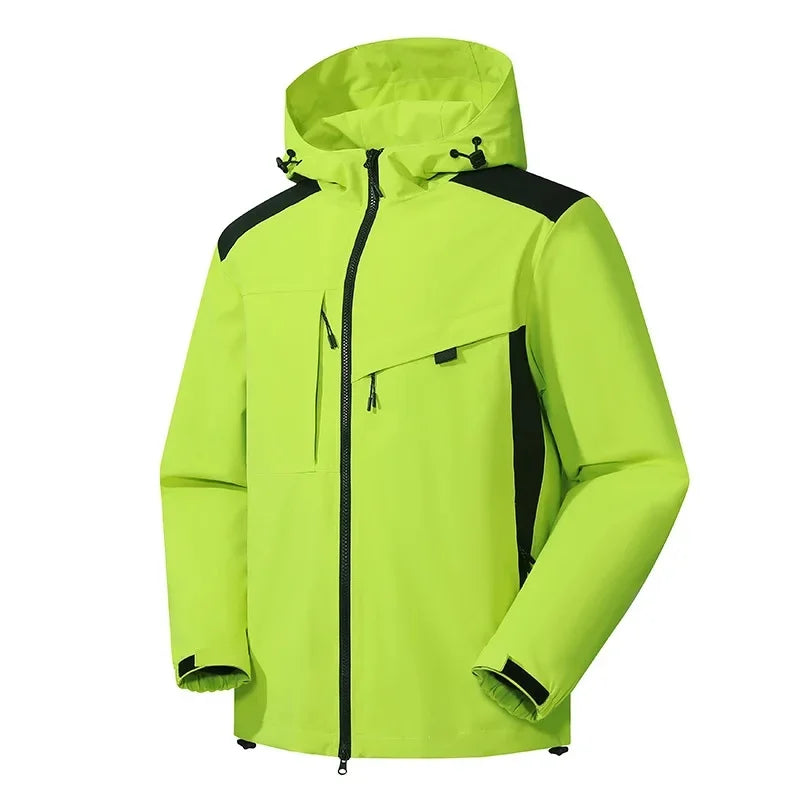 Herren Skijacke Mit Kapuze | Reißverschluss Und Taschen
