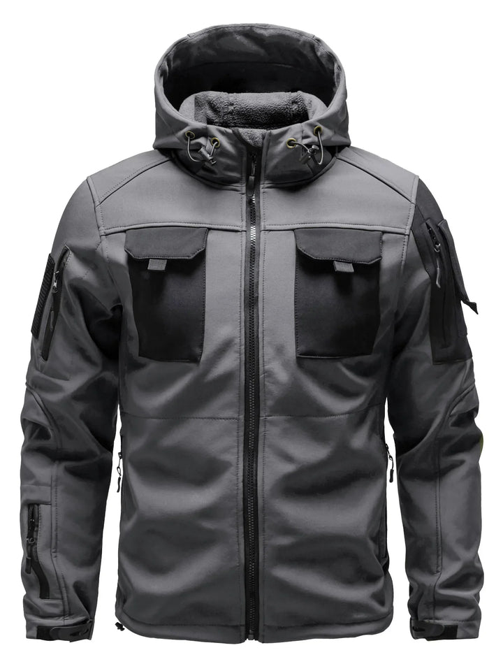 Softshell Jacke Herren | Mit Brusttaschen Und Kapuze