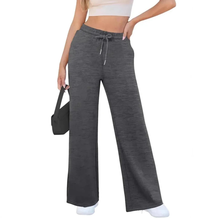 Jogginghose Damen Weites Bein | Elastischer Bund Mit Kordelzug