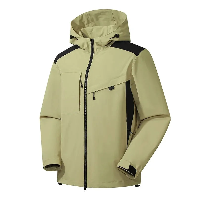 Herren Skijacke Mit Kapuze | Reißverschluss Und Taschen