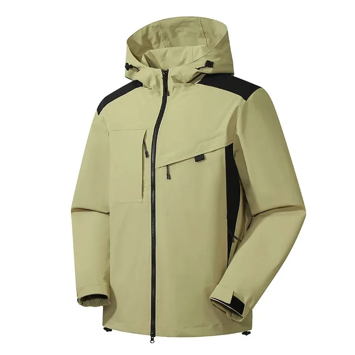 Herren Skijacke Mit Kapuze | Reißverschluss Und Taschen