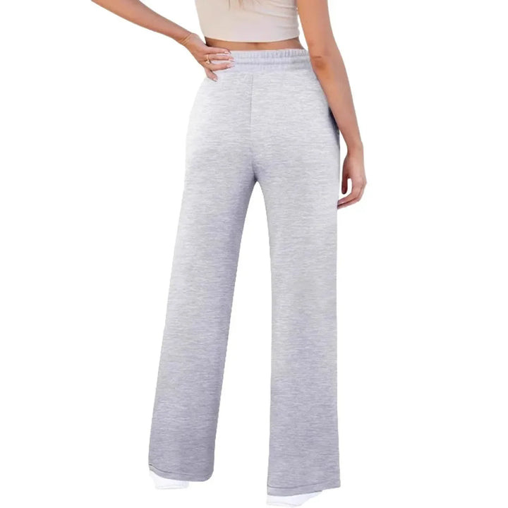 Jogginghose Damen Weites Bein | Elastischer Bund Mit Kordelzug