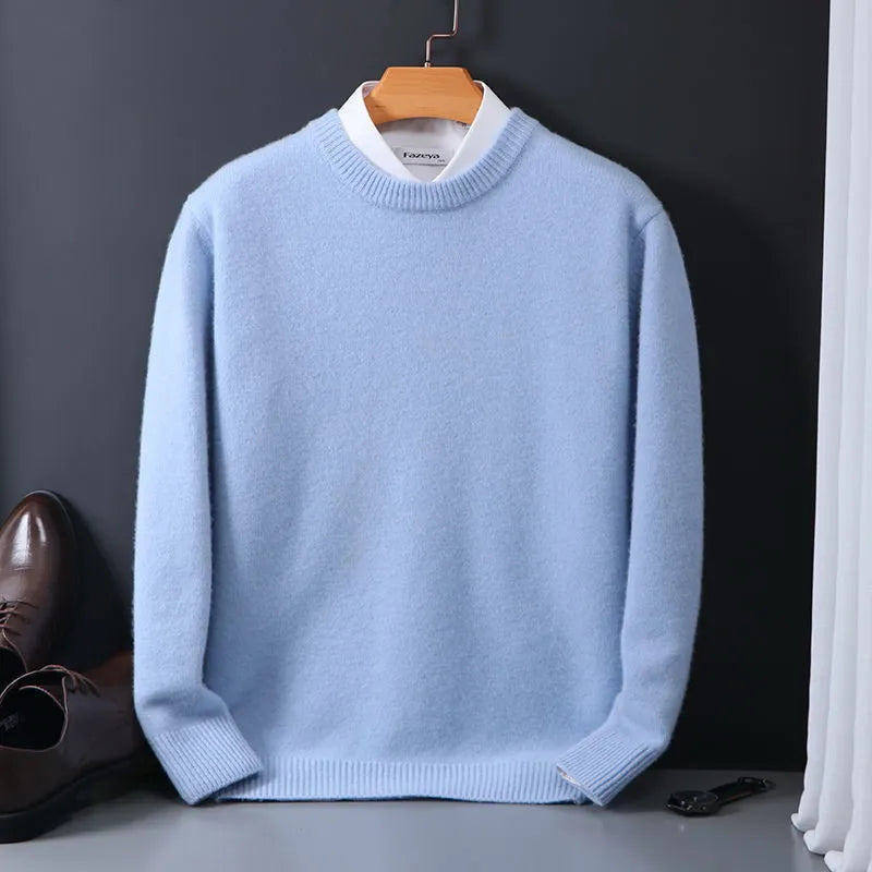 Pullover Herren Klassisch Rundhals | Elegant & Weich