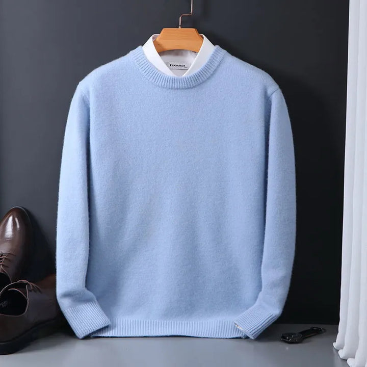 Pullover Herren Klassisch Rundhals | Elegant & Weich