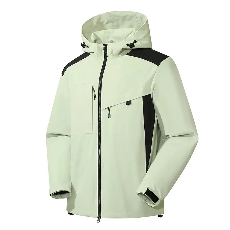 Herren Skijacke Mit Kapuze | Reißverschluss Und Taschen