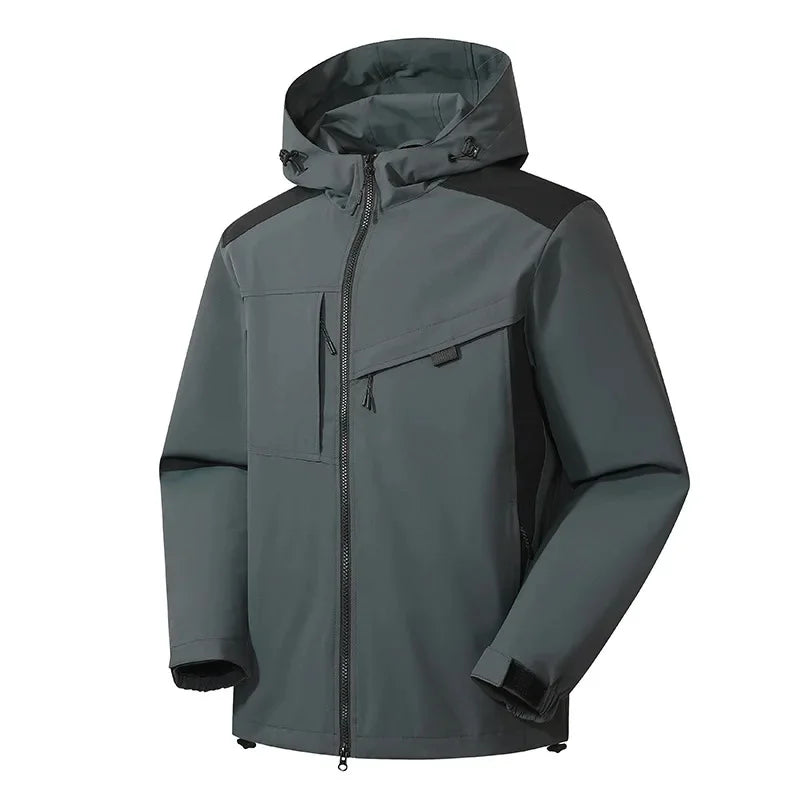 Herren Skijacke Mit Kapuze | Reißverschluss Und Taschen