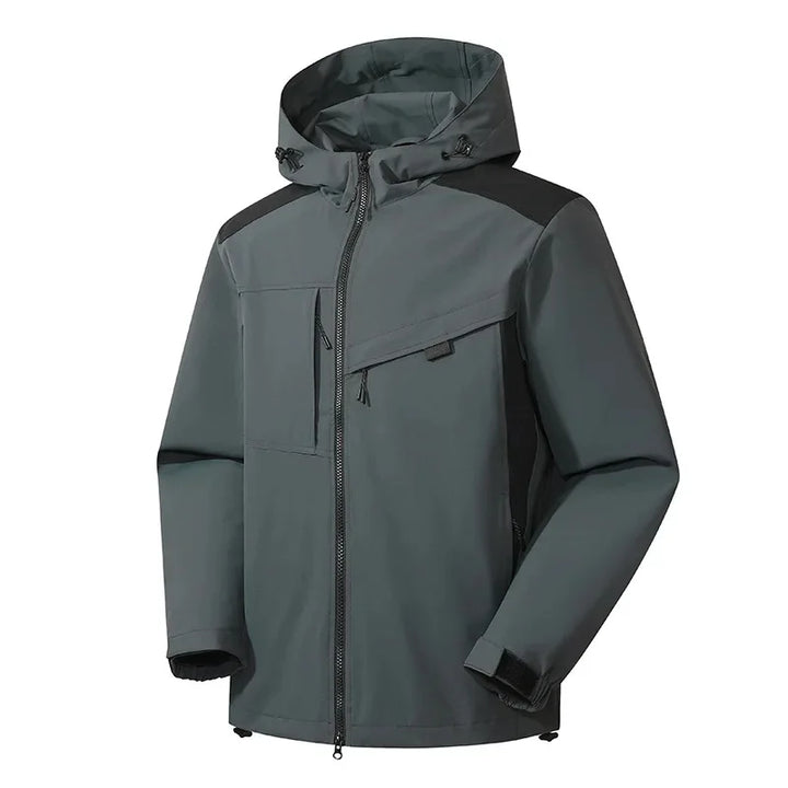 Herren Skijacke Mit Kapuze | Reißverschluss Und Taschen