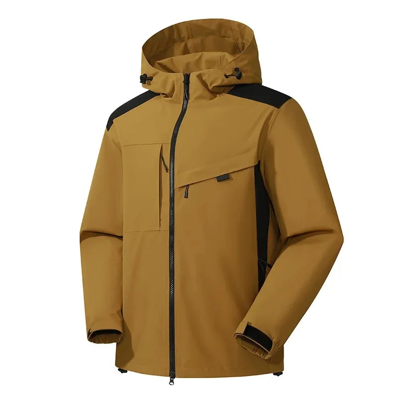 Herren Skijacke Mit Kapuze | Reißverschluss Und Taschen